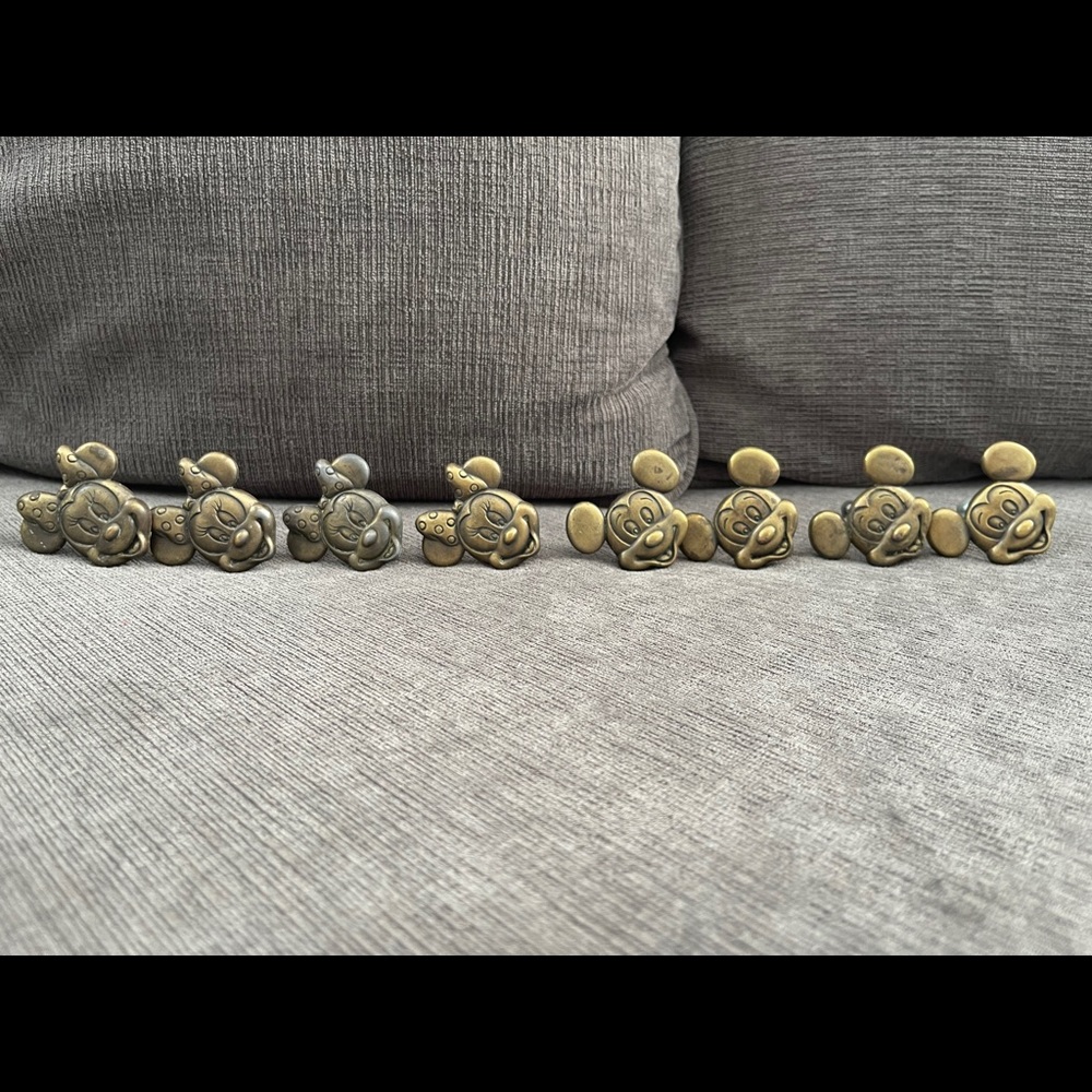 Vintage Mickey and Minnie Drawer Pulls/Knobs